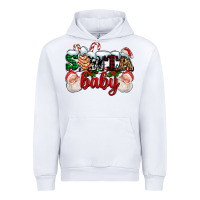 White santa baby with santa and christmas tree cake Urban Hoodie - AdoDesignShop