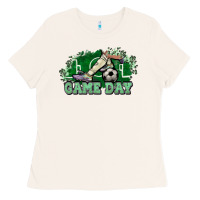 Bone Game day Soccer Ladies Tee - NancyCooperArtShop