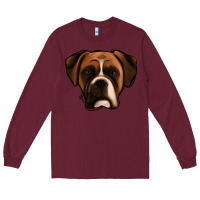Burgundy Boxer Long Sleeve Tee - Jasminsmagicworld