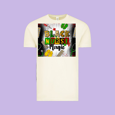 Black Nurse Magic Vintage Tee Designed By Cowgirlartshop