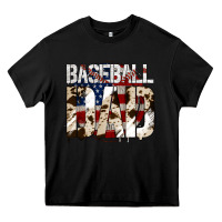 Black Baseball American Dad Heavy Core Tee - Bettercallsaul