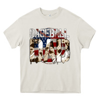 Cream Baseball American Dad Heavy Core Tee - Bettercallsaul