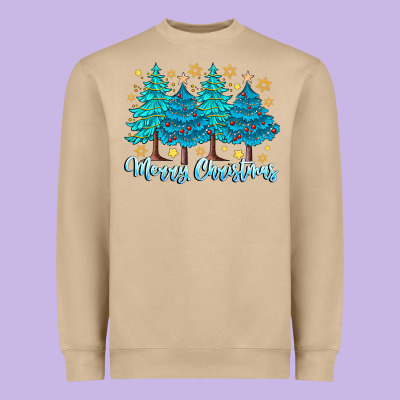 Merry Christmas Heavyweight Sweatshirt Designed By Cowhidedigitalart