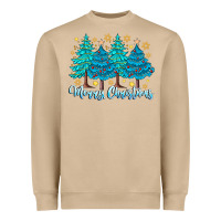 Mushroom Merry Christmas Heavyweight Sweatshirt - CowhideDigitalArt
