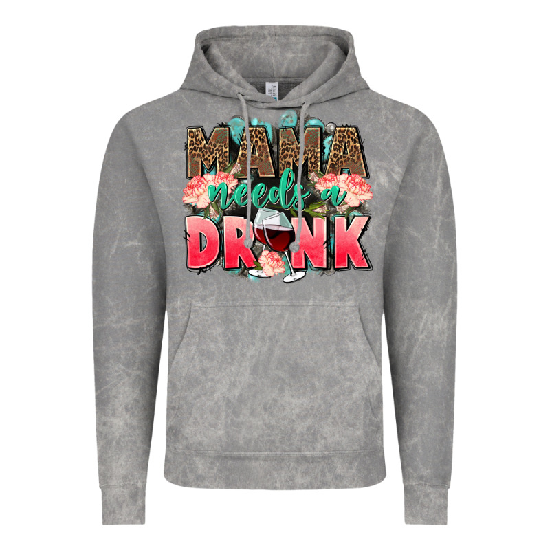 Mama Needs A Drink Mothers Day Vintage Hoodie by CowGirlArtShop | Teevron
