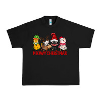 Black meowy christmas Urban Heavy Tee - CowGirlArtShop