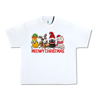 White meowy christmas Urban Heavy Tee - CowGirlArtShop