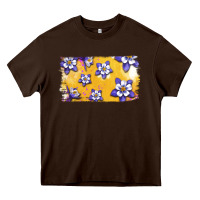 Rocky Mountain Columbine Flower Heavy Core Tee | Teevron