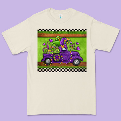 Mardi Gras Truck Premium Tee Designed By Jasminsmagicworld