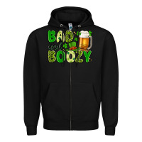 Black bad and boozy Zipper Hoodie - Artiststas
