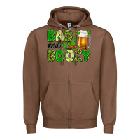 Chestnut bad and boozy Zipper Hoodie - Artiststas