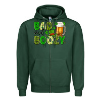 Sports Green bad and boozy Zipper Hoodie - Artiststas