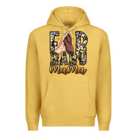 Antique Gold Fur Baby Mama Premium Hoodie - CowhideDigitalArt