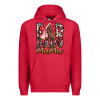 Cardinal Fur Baby Mama Premium Hoodie - CowhideDigitalArt