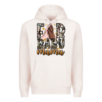 Pale Pink Fur Baby Mama Premium Hoodie - CowhideDigitalArt