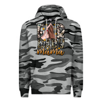 Slate Camo Fur Baby Mama Premium Hoodie - CowhideDigitalArt