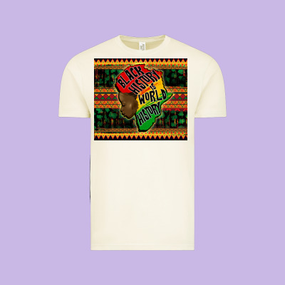 Black History Is World History Vintage Tee Designed By Cowgirlartshop