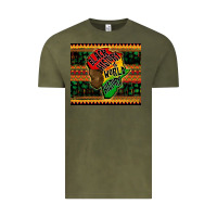 Vintage Olive black history is world history Vintage Tee - CowGirlArtShop