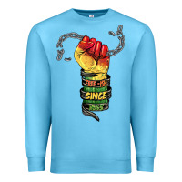 Ocean Blue free ish since 1865 Premium Sweatshirt - BarkalooDesign