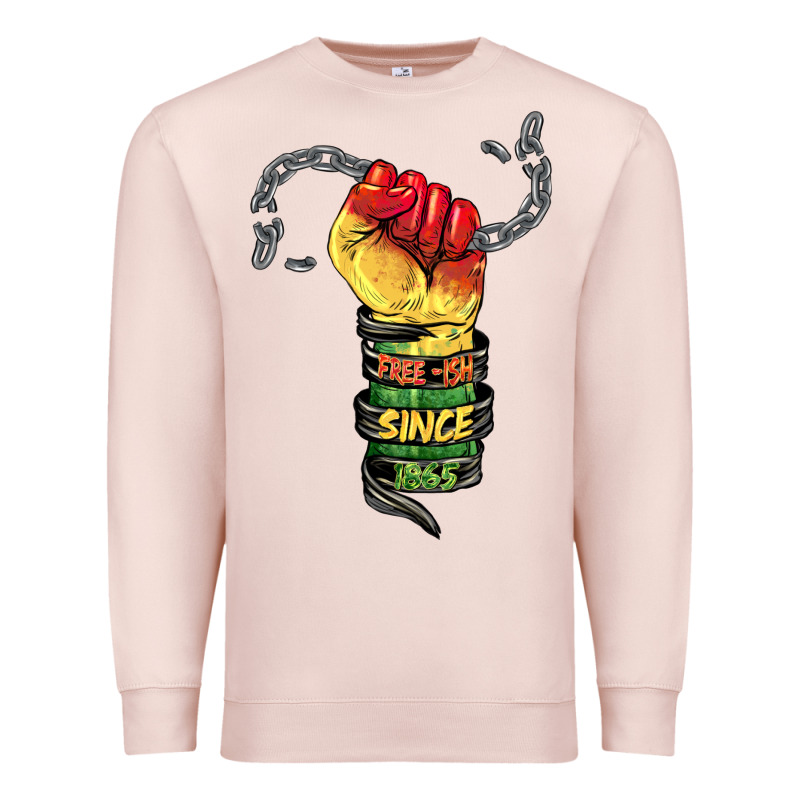 Free Ish Since 1865 Premium Sweatshirt by BarkalooDesign | Teevron