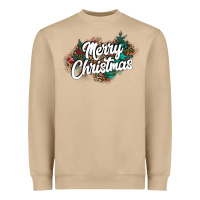 Mushroom Merry Christmas Heavyweight Sweatshirt - CowhideDigitalArt
