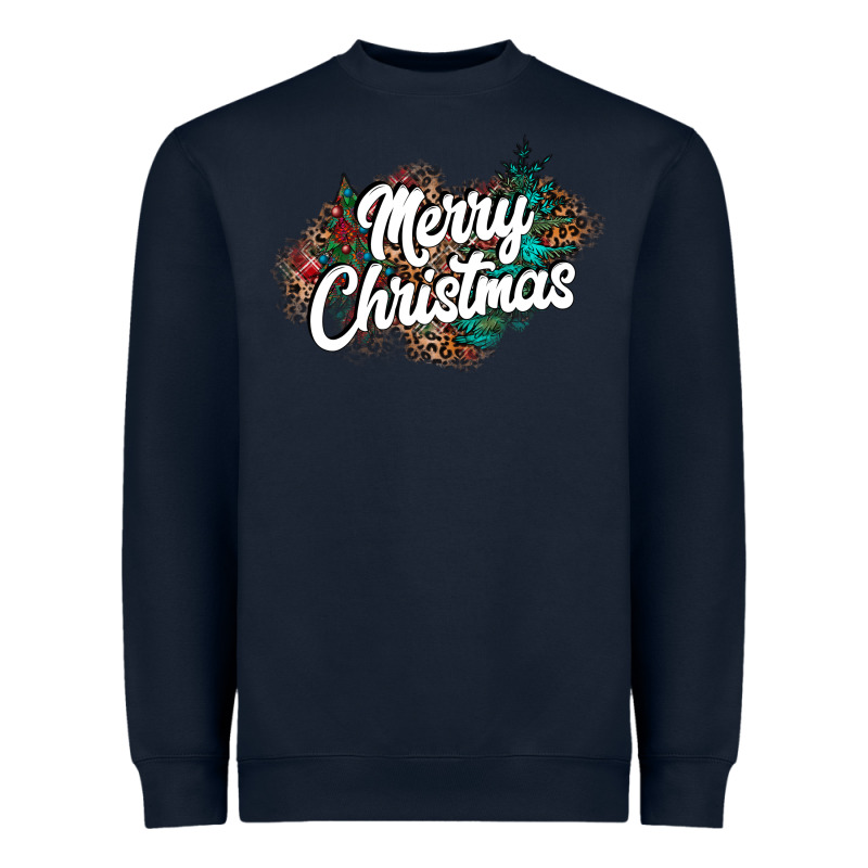 Merry Christmas Heavyweight Sweatshirt by CowhideDigitalArt | Teevron