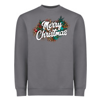 Storm Merry Christmas Heavyweight Sweatshirt - CowhideDigitalArt