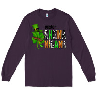 Plum St. Patrick's Mister shenanigans Long Sleeve Tee - OliviaCreatesArt