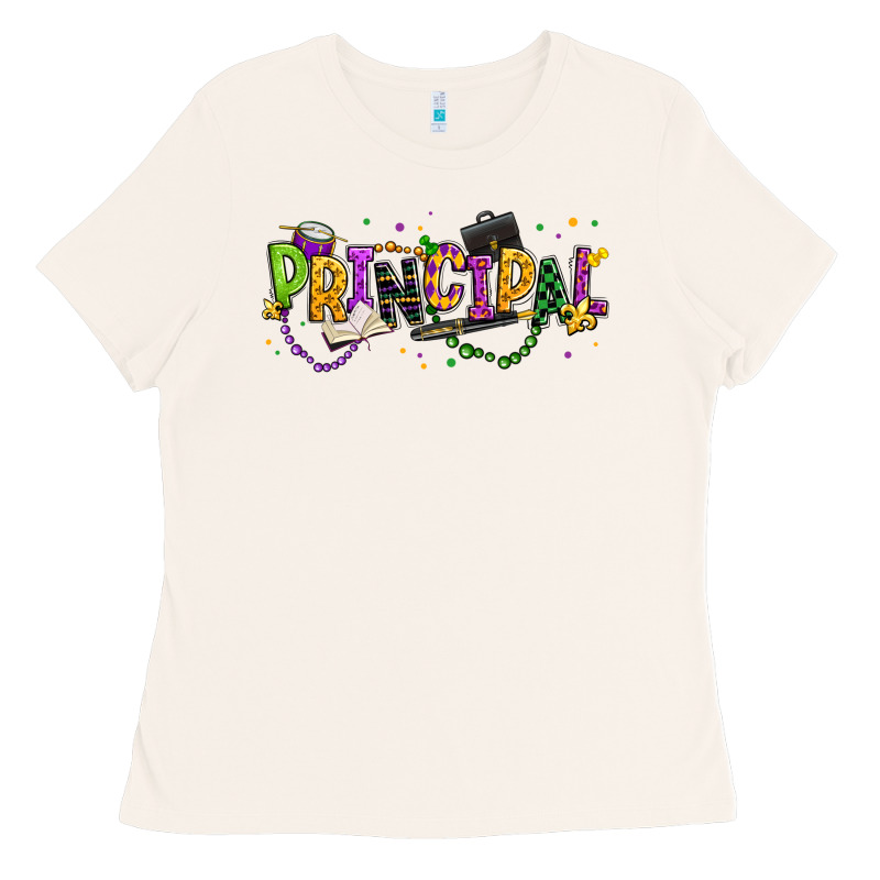 Mardi Gras Principal Ladies Tee by texasbilliewilder | Teevron