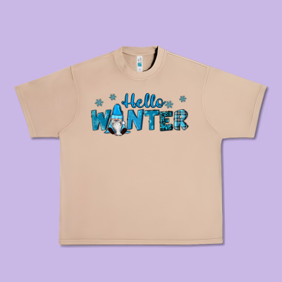 Hello Winter Gnomes Urban Heavy Tee Designed By Ranaportraitstore