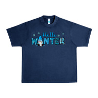 Navy hello winter gnomes Urban Heavy Tee - RanaPortraitStore