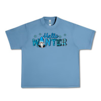 Pebble Blue hello winter gnomes Urban Heavy Tee - RanaPortraitStore