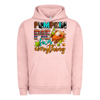 Pigment Salmon pumpkin pie fixes everything Urban Hoodie - AdoDesignShop