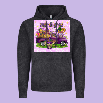 Mardi Gras With Gnomies Tumbler Vintage Hoodie Designed By Howdyjamesfarm