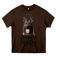 Chocolate Brown Snarky Puppy Heavy Core Tee - Bettercallsaul