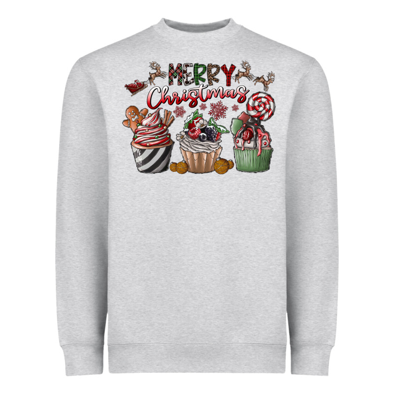 Merry Christmas Heavyweight Sweatshirt by CowhideDigitalArt | Teevron