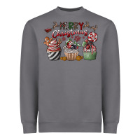 Storm Merry Christmas Heavyweight Sweatshirt - CowhideDigitalArt