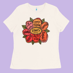 Equality Inclusion Diversity Equity Love Never Fails Teacher Ladies Tee Designed By Trangstudio