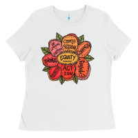 White Equality Inclusion Diversity Equity Love Never Fails Teacher Ladies Tee - trangStudio