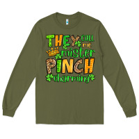 Army Green St. Patrick's They call me mister pinch charming Long Sleeve Tee - OliviaCreatesArt