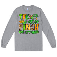 Heather Grey St. Patrick's They call me mister pinch charming Long Sleeve Tee - OliviaCreatesArt