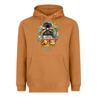 Meerkat summer vibes messy bun Heavyweight Hoodie - BarkalooDesign