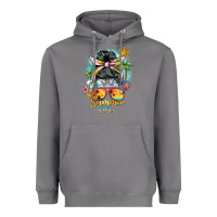 Storm summer vibes messy bun Heavyweight Hoodie - BarkalooDesign
