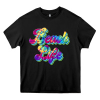 Black beach life Heavy Core Tee - JahusDesignShop