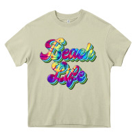 Mossy beach life Heavy Core Tee - JahusDesignShop