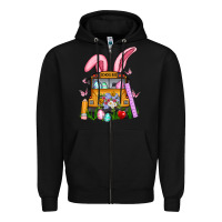 Black school bus easter Zipper Hoodie - Artiststas