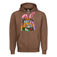 Chestnut school bus easter Zipper Hoodie - Artiststas