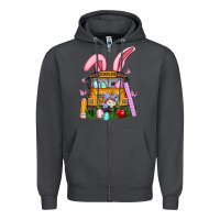 Smoke school bus easter Zipper Hoodie - Artiststas