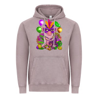 Vintage Zinc Mardi Gras Pig Vintage Hoodie - HowdyJamesFarm