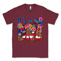 Burgundy its in my dna puerto rico Classic Tee - texasbilliewilder